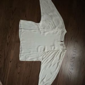 Dolman sleeve blouse, ivory. Size S